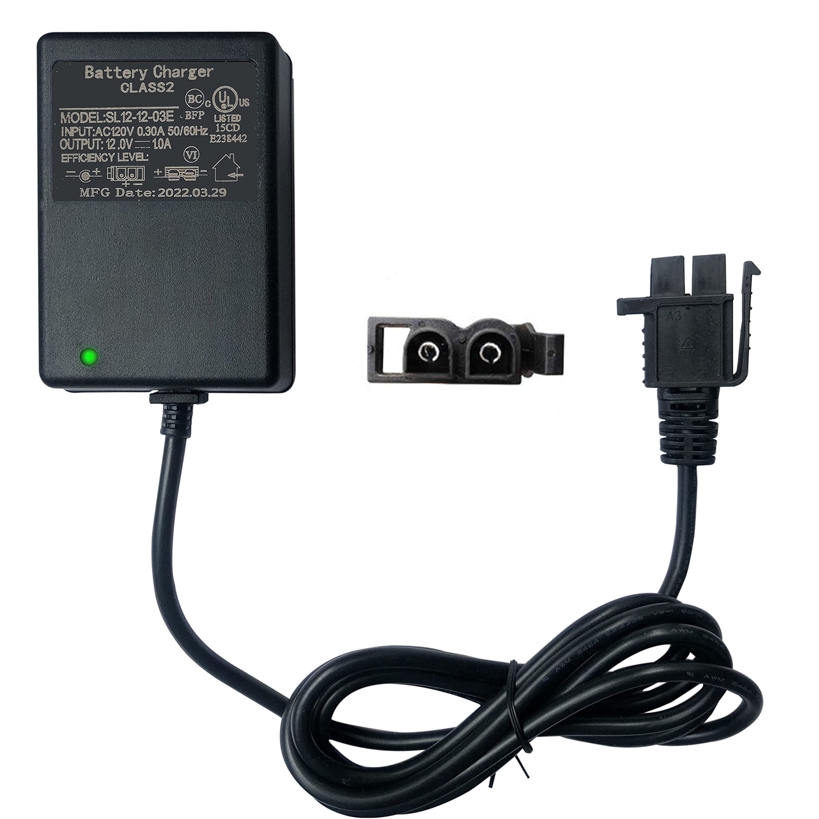 FLHFULIHUA12 Volt Charger for Kids Ride On Car Toys12v Battery Charger for Ya…