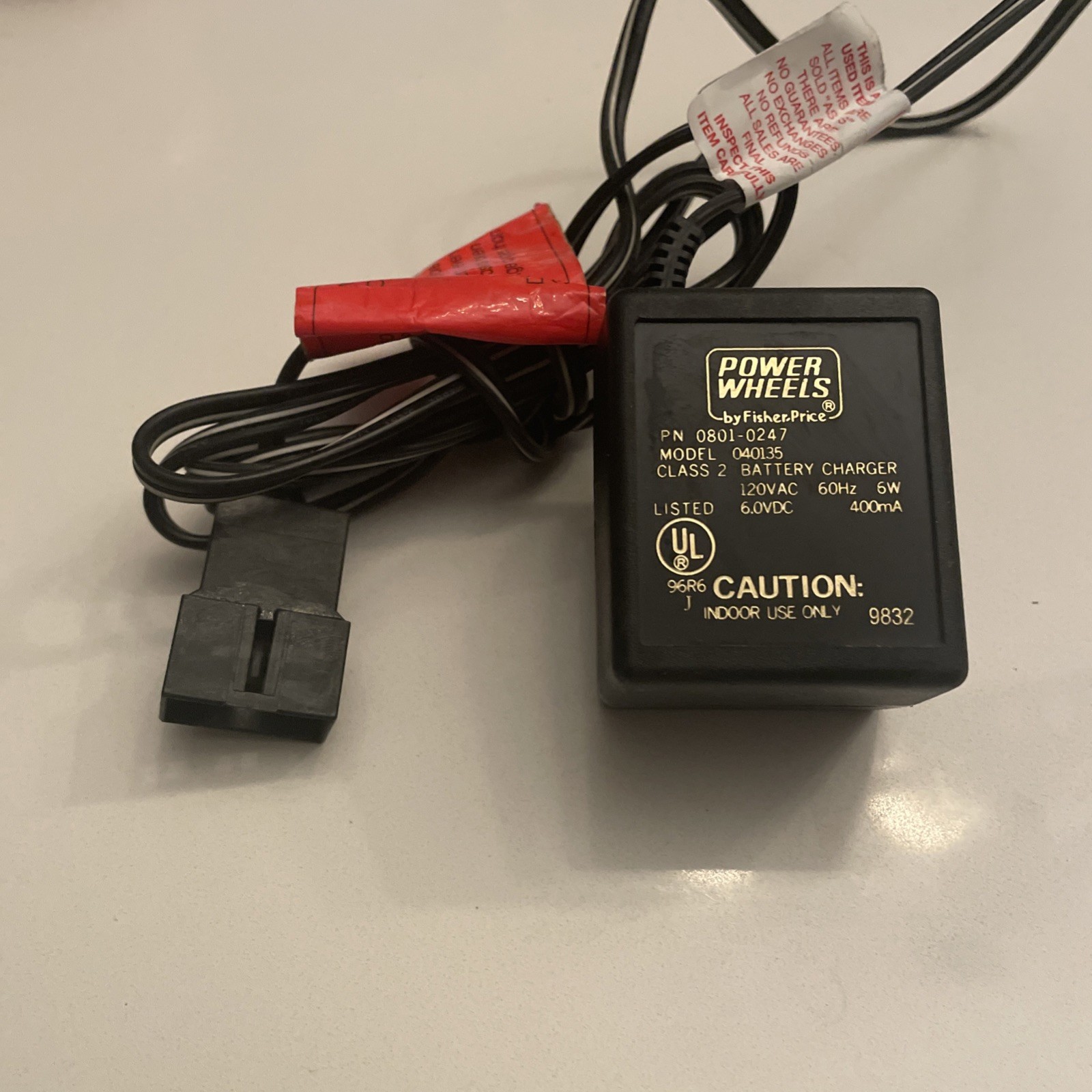 SafeAMP 6V Charger for Fisher-Price Power Wheels Blue Battery