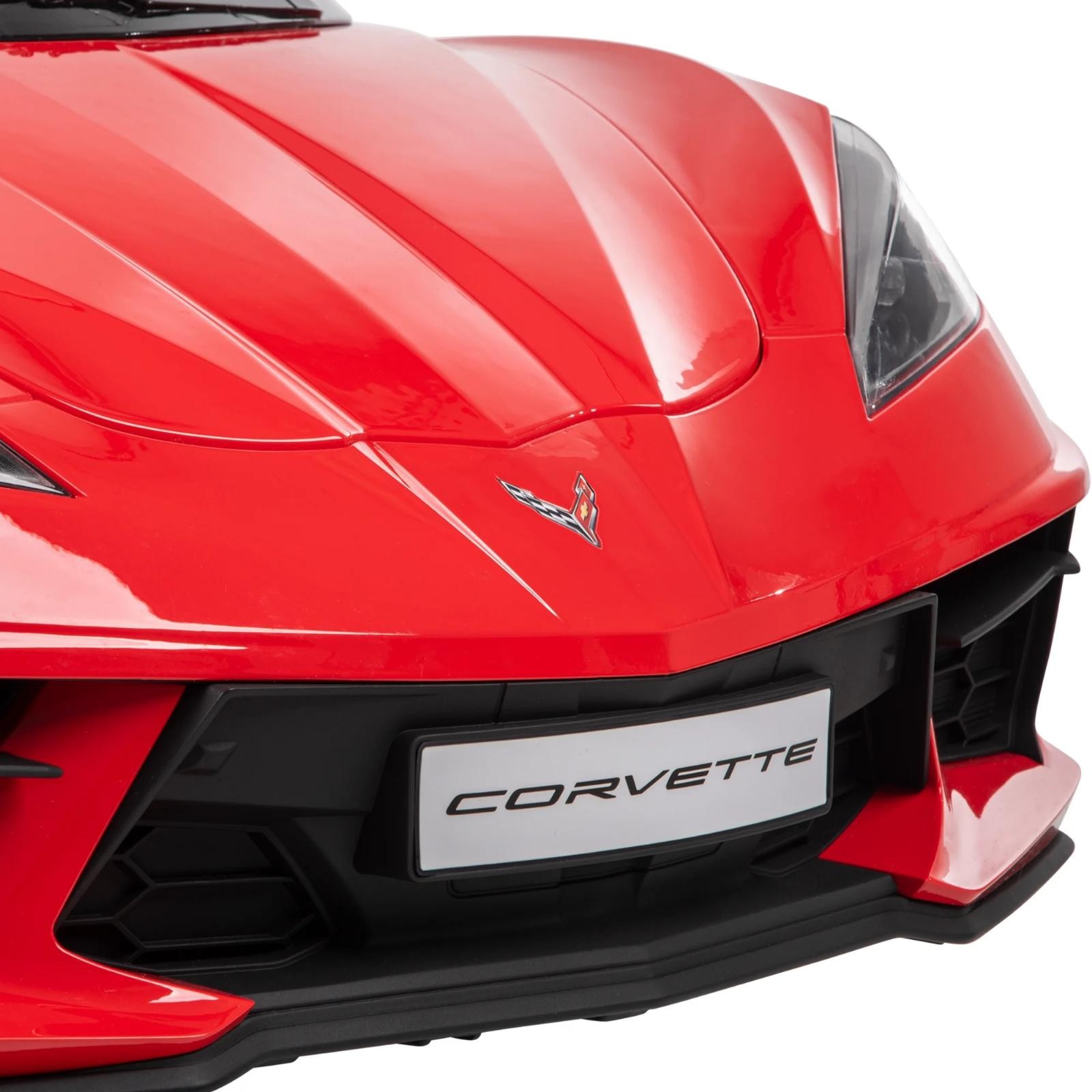 Kids 12V Battery Powered Ride-On Toy Car Corvette Stingray Car For Boys Girls 3+