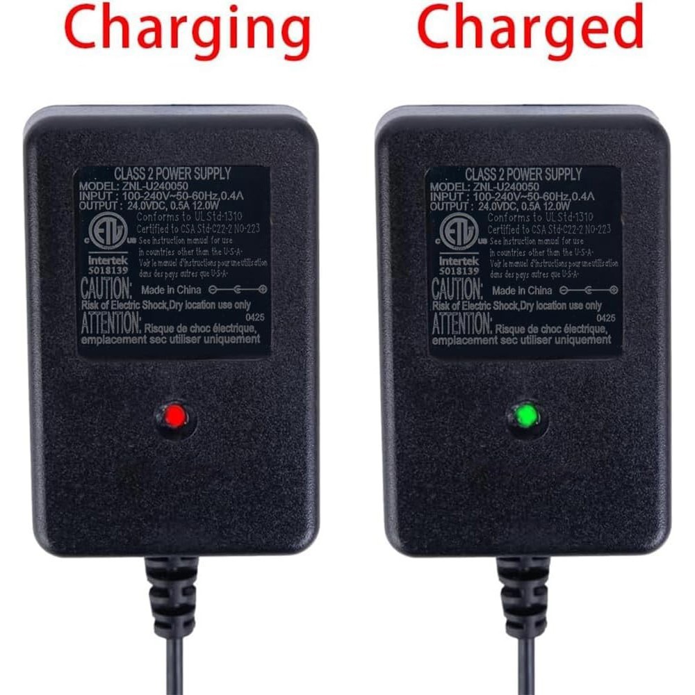 24V Kids Bumper Cars Power Adapter, 24V Battery Charger for Electric Ride on Toy