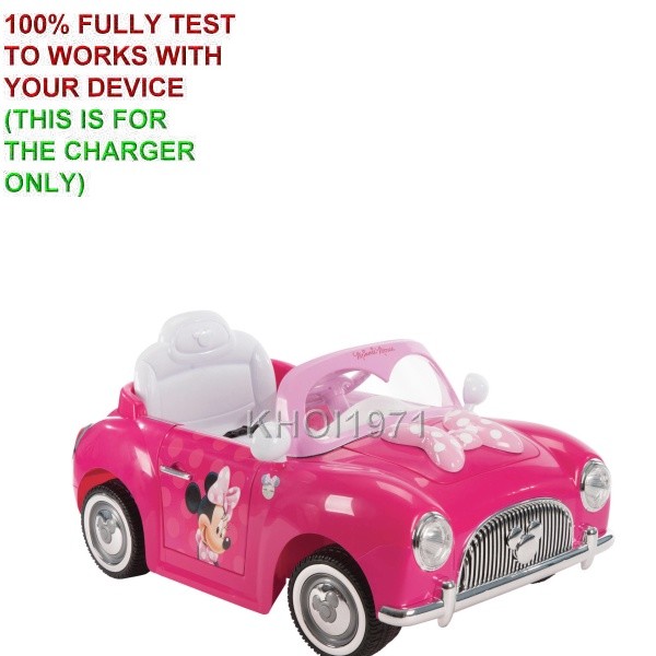 WALL charger AC adapter for 17096 Huffy Disney Minnie Mouse ride on car 6V Batt