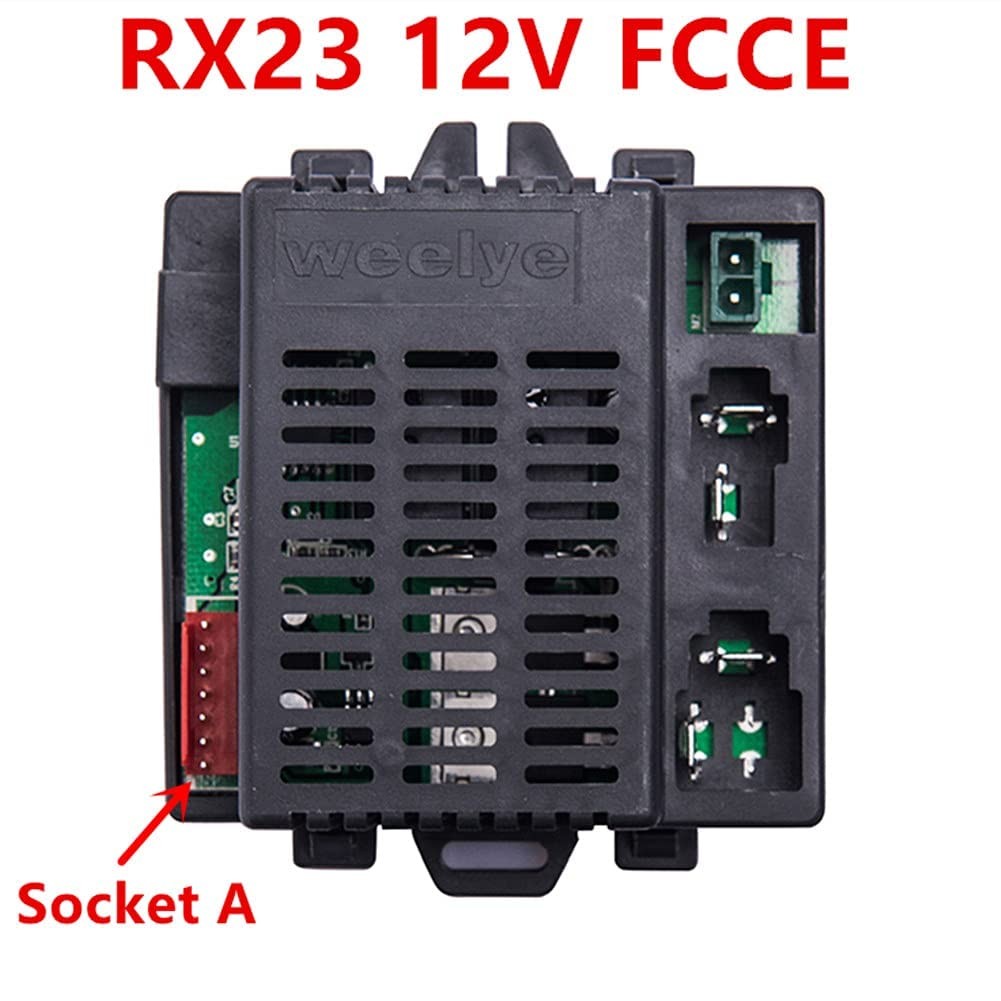 FULIHUA RX23 12V 2.4G Bluetooth Remote Control and Receiver, for Kids Ride…