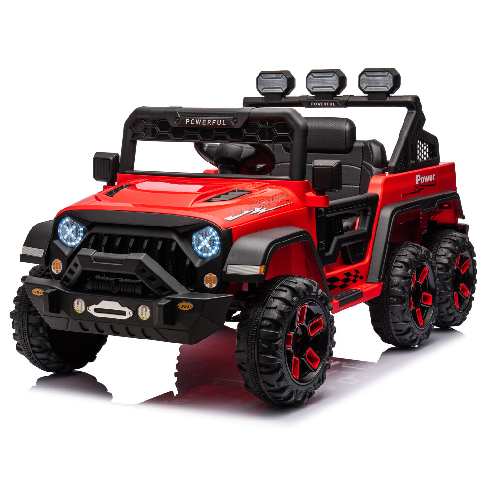 24V Kids Ride on Car Truck with Remote Control 4WD Electric Car Toys 2 Seater
