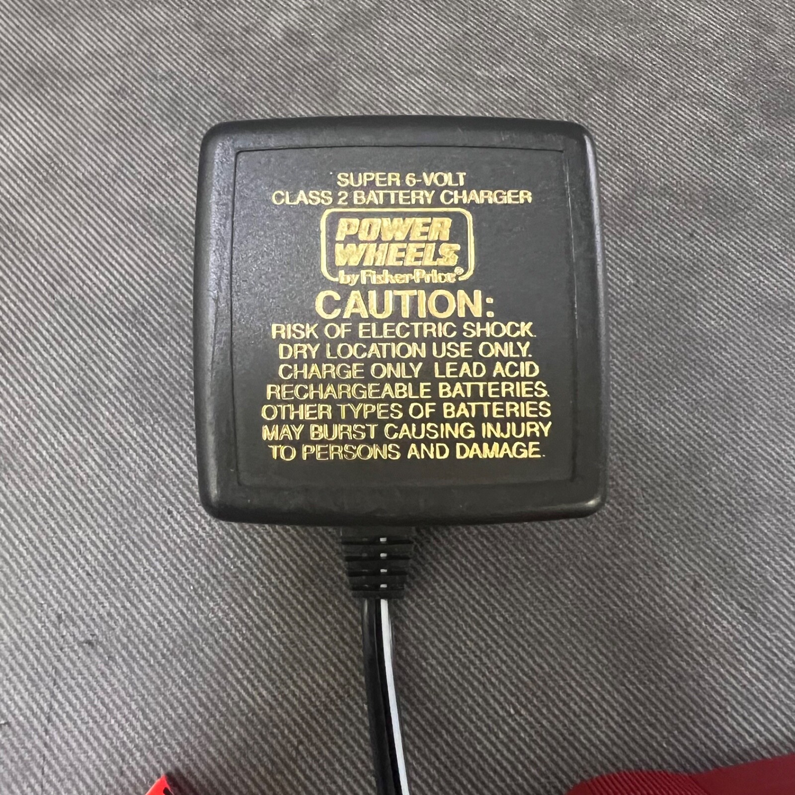 TESTED Fisher Price 00801-0974 Power Wheels BC-120-61200 Battery Charger 6V 7.2W