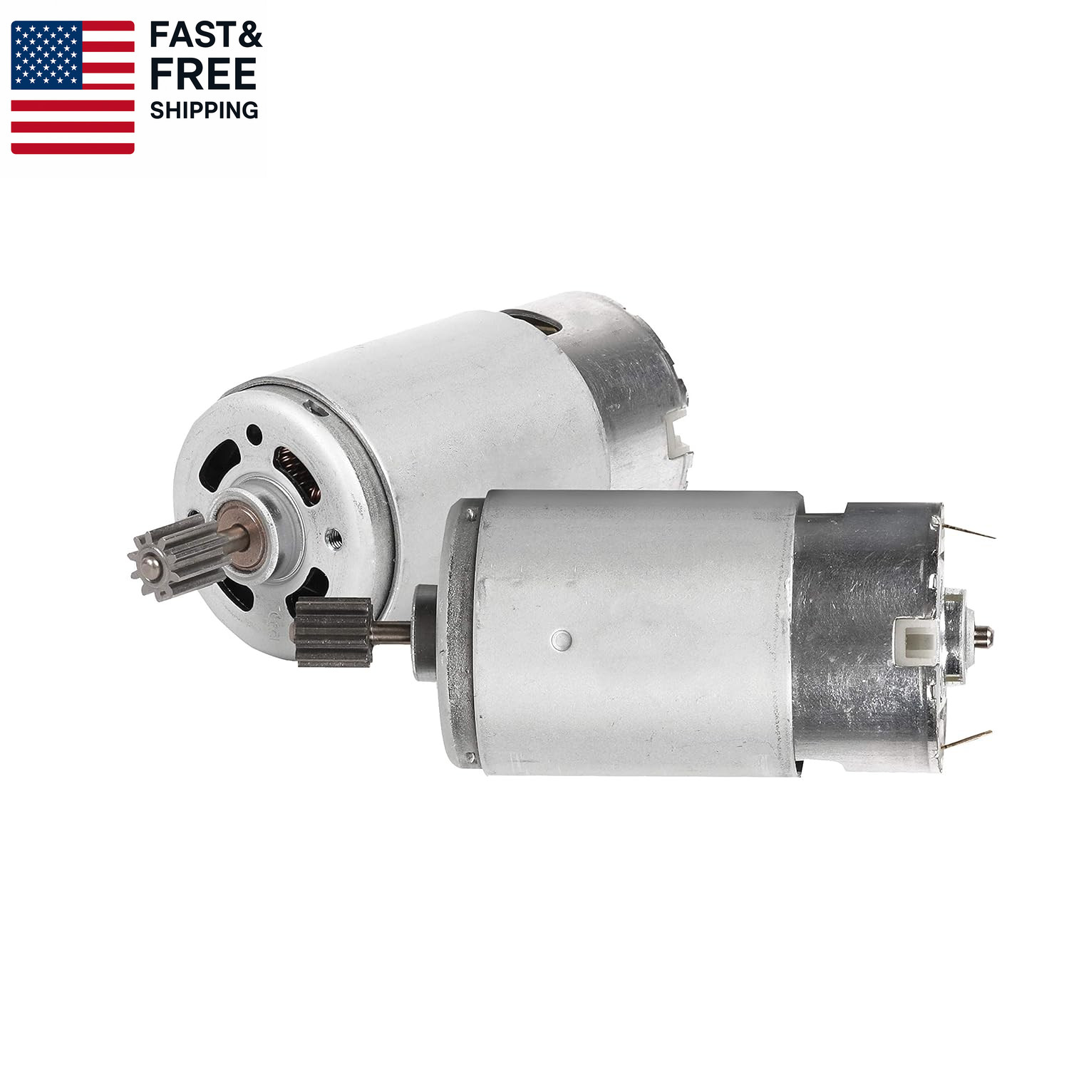 Pair of 12 Volt Motor for Peg Perego Children Ride on Car, 12V Replacement Gearb