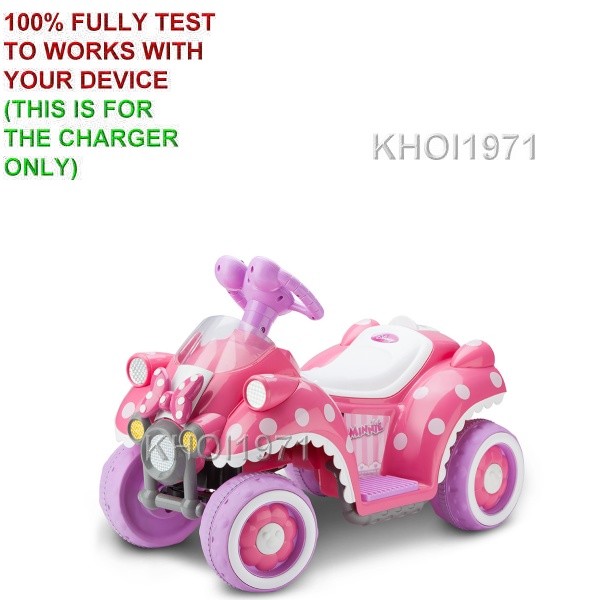 WALL CHARGER AC adapter for KT1123TR KT1123 KID TRAX Minnie Mouse ride on 6V bat