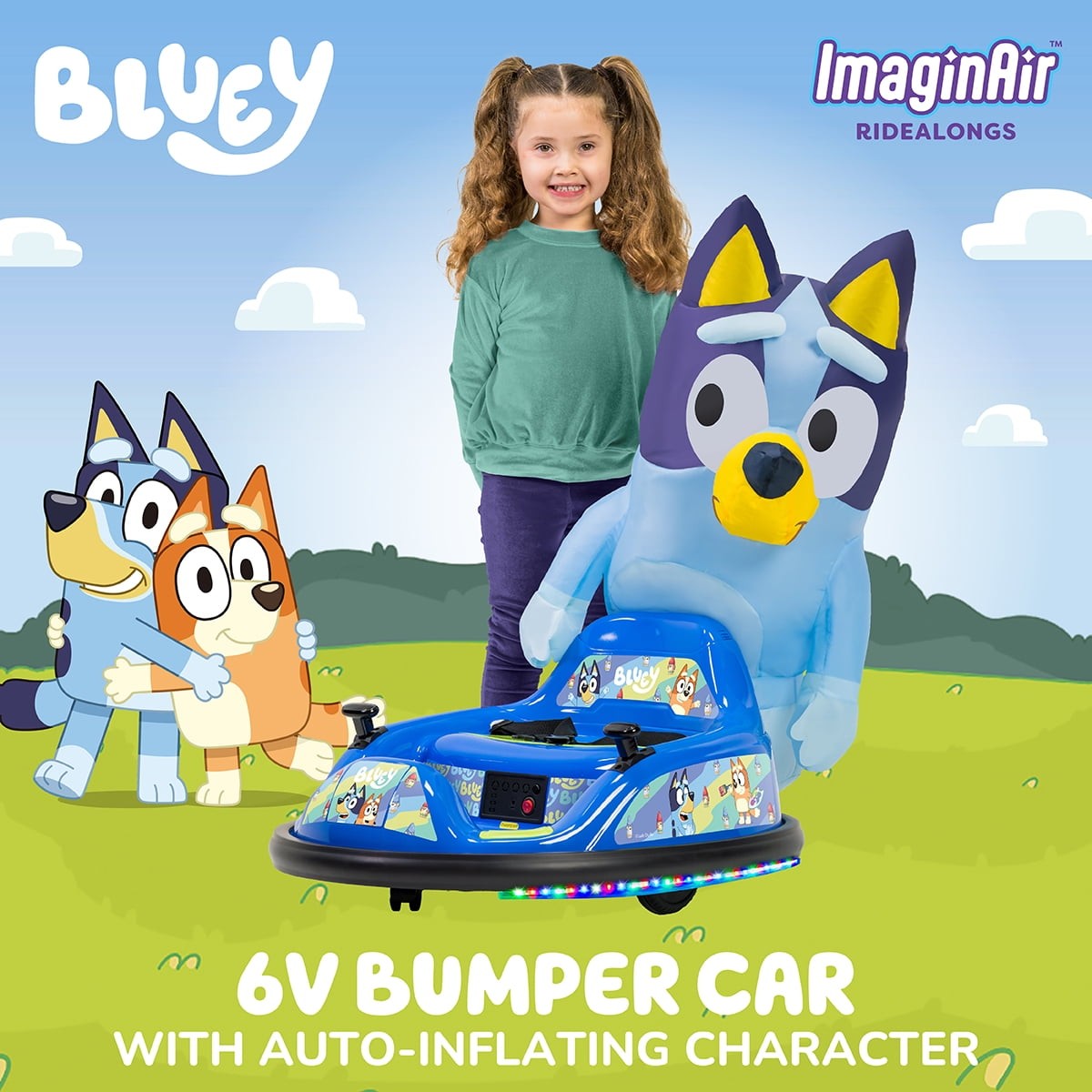 6V Imaginair Rider Battery-Powered Bumper Car Ride-On, 1 Piece
