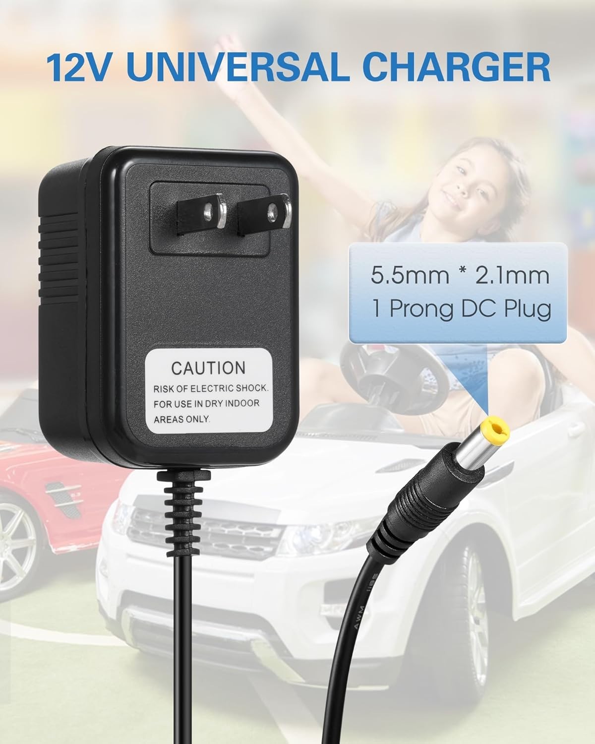 Cargador de 6 voltios para auto chocador Flybar/Kidzone