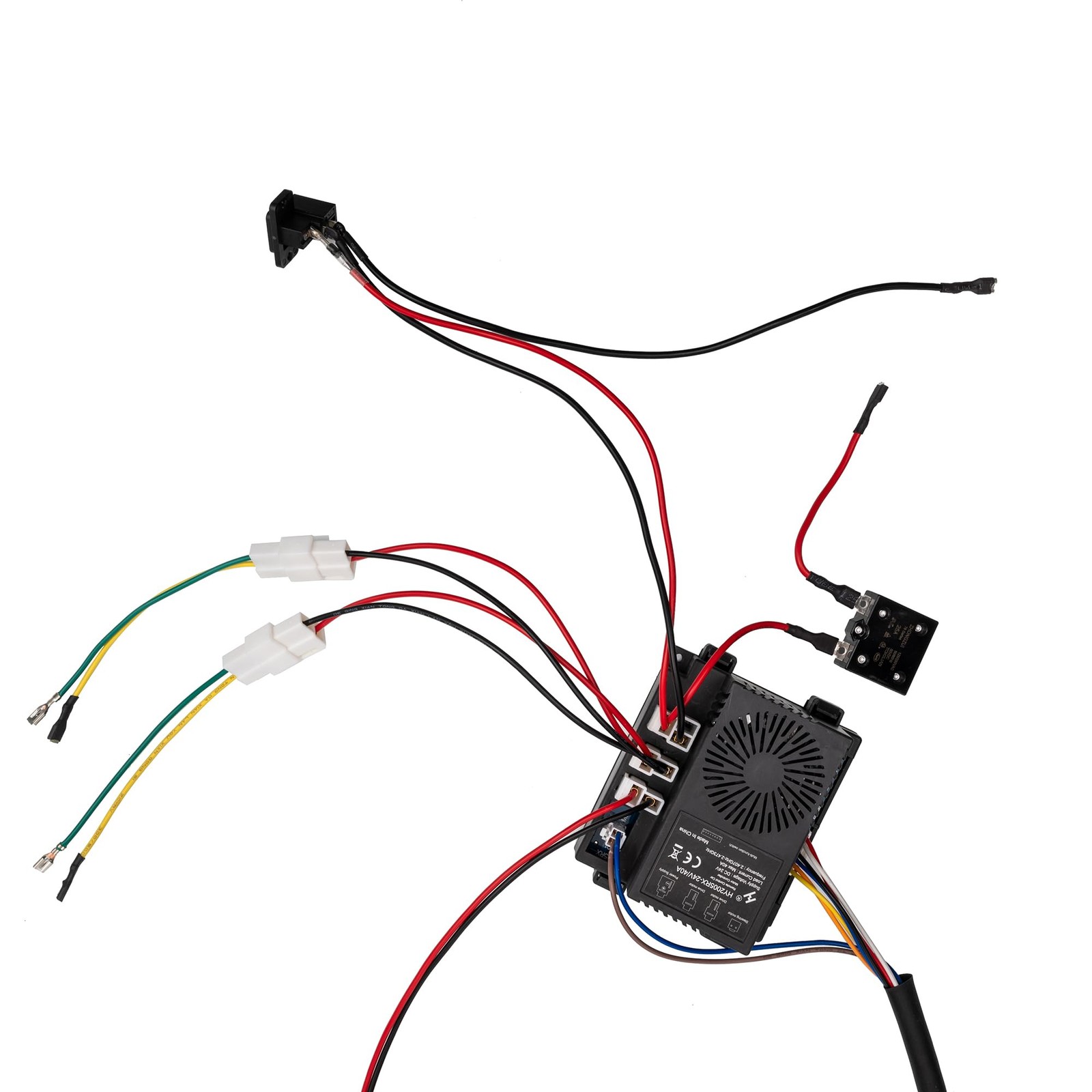 FULIHUAPOW 24 Volt DIY Wires Harness Conversion Kit for Kid’s Ride On Black