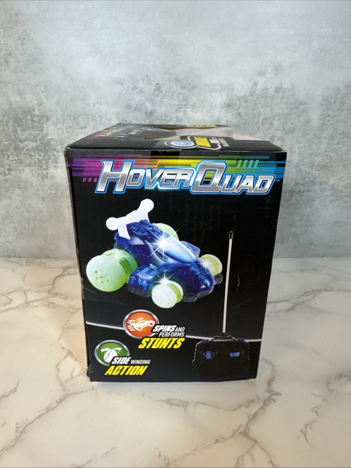 HoverQuad Remote Control BLUE Car w/ Lights & Auto Stunts Brand New In Box