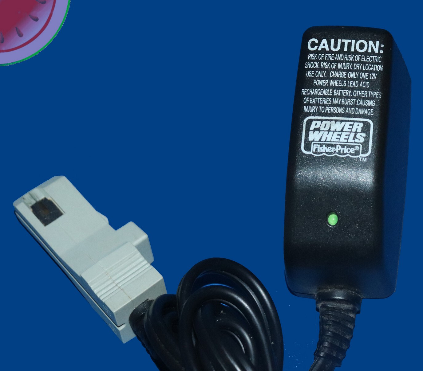 TESTED Genuine POWER WHEELS 00801-1480 12V 1.2A Battery Charger FISHER PRICE