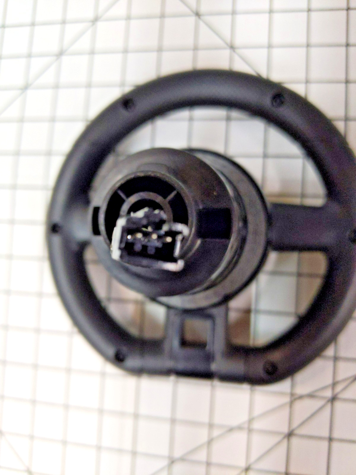 New Black and Yellow Steering Wheel for Kids Ride On with wires for Horn & Sound