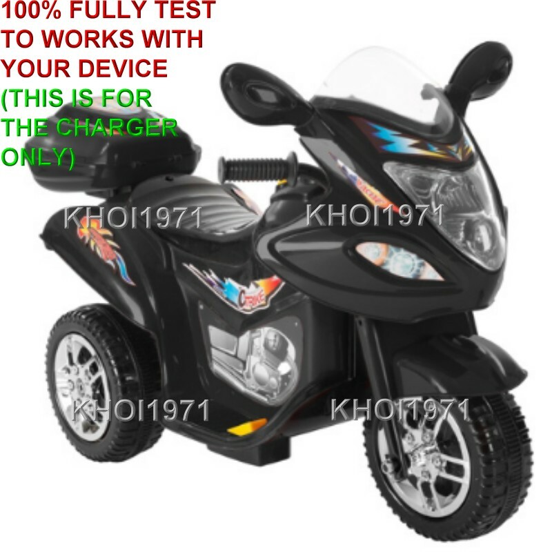 WALL charger AC adapter FOR 80-FL238D-R QVC Lil RIDER Trike bike 3-WHEEL ride on