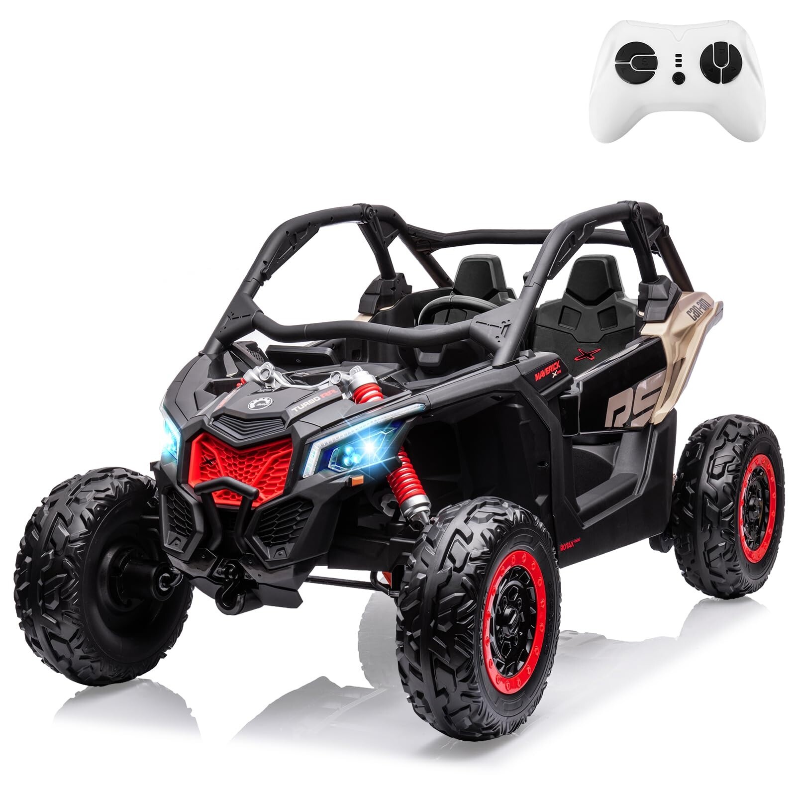 24V Ride on UTV Car Electric Toys 4WD Off-Road Quad W/Remote For Kids Gift
