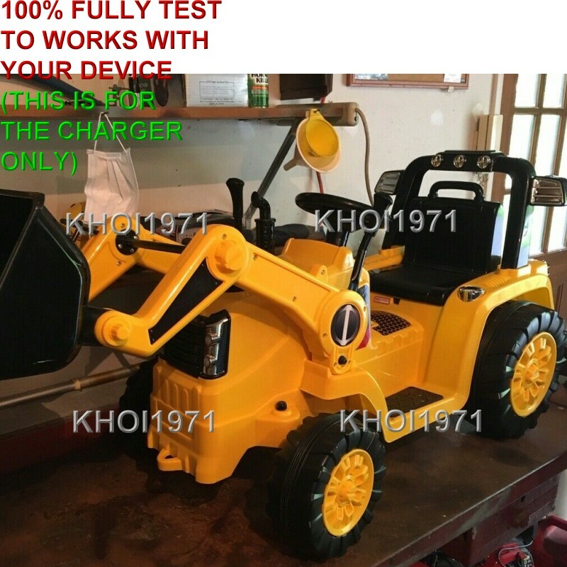 8FT WALL charger AC adapter for KT1092WM KIDTRAX CAT Bulldozer/Tractor ride on