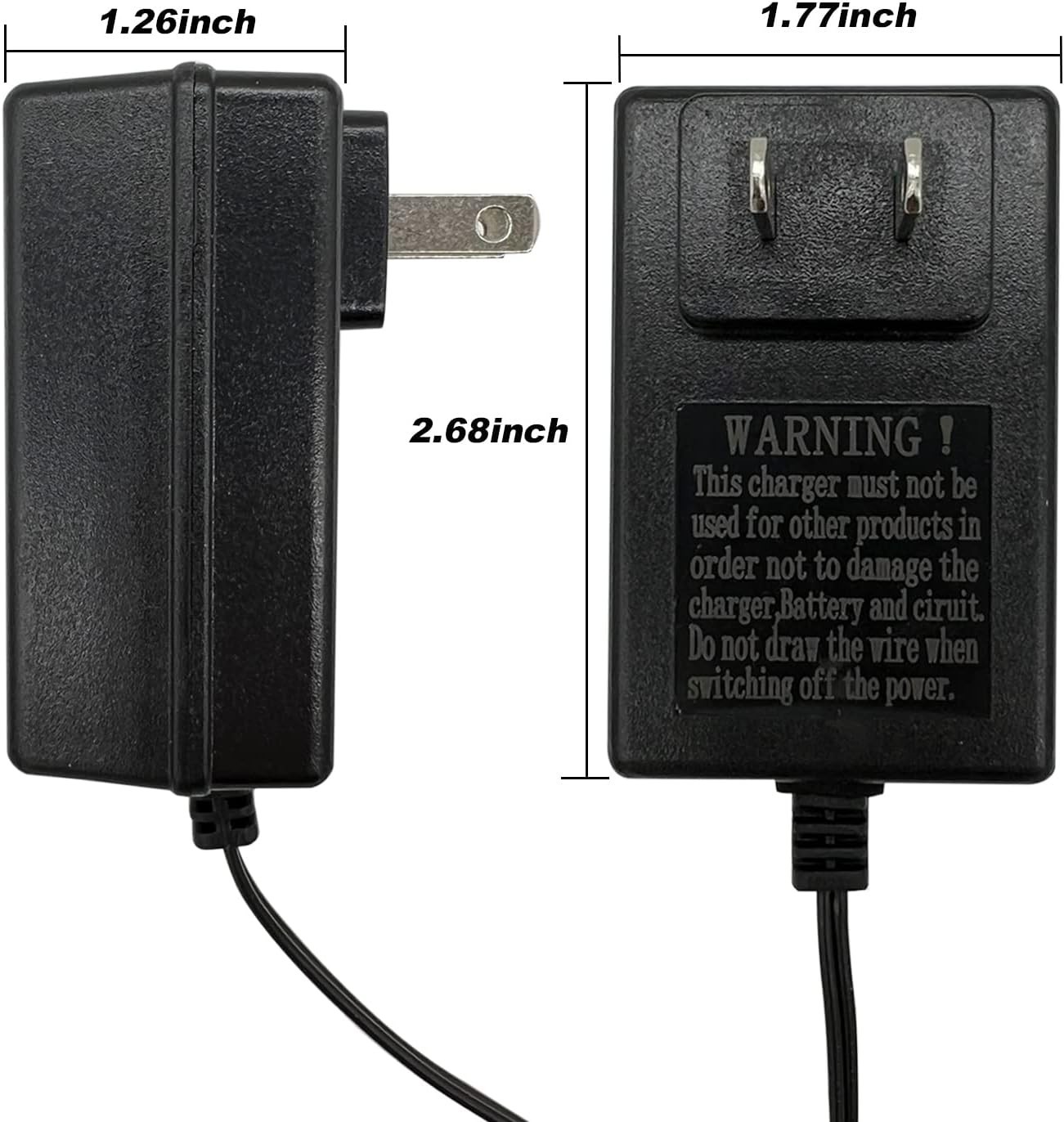 12 Volt Battery Charger for Ride On Toys 12V Kids Ride On Car Charger,12V Ele…