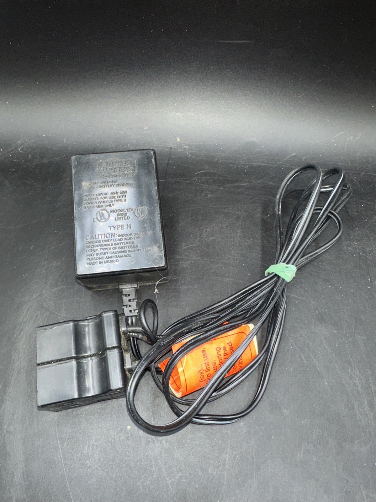 Power Wheels Model 0801-0156 12 Volt Power Supply Adapter Charger OEM