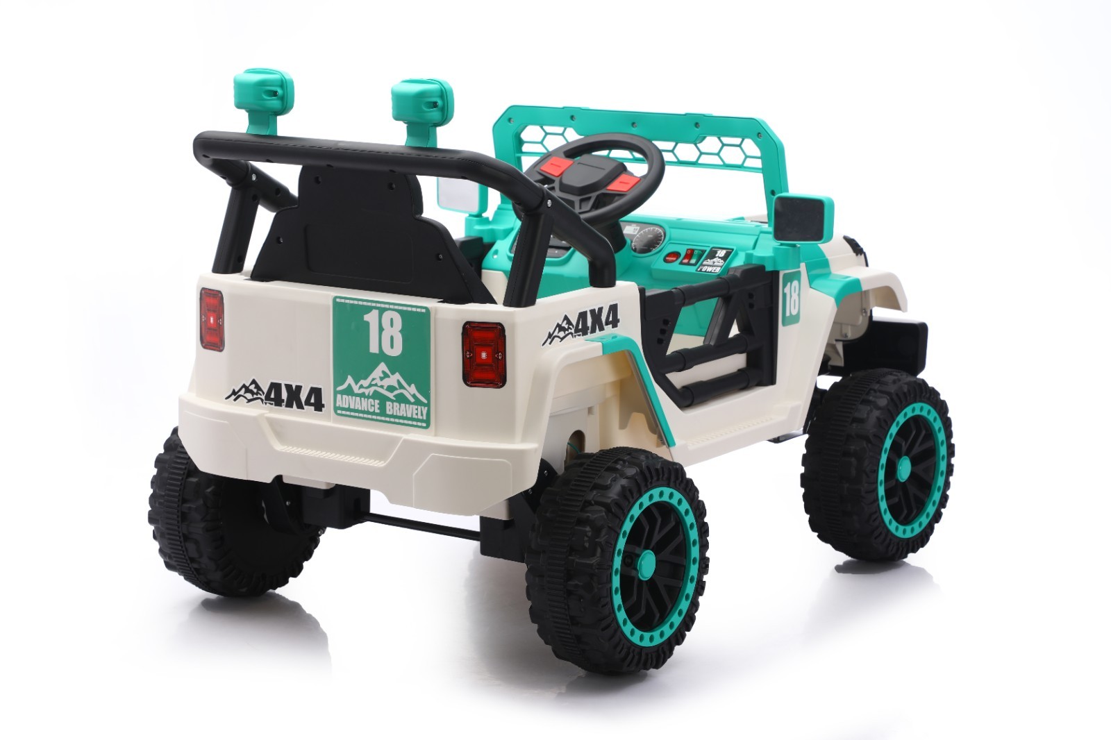 12V Ride-On Car, w/Parent Remote Control, LED, Music & Safe Spring Suspension