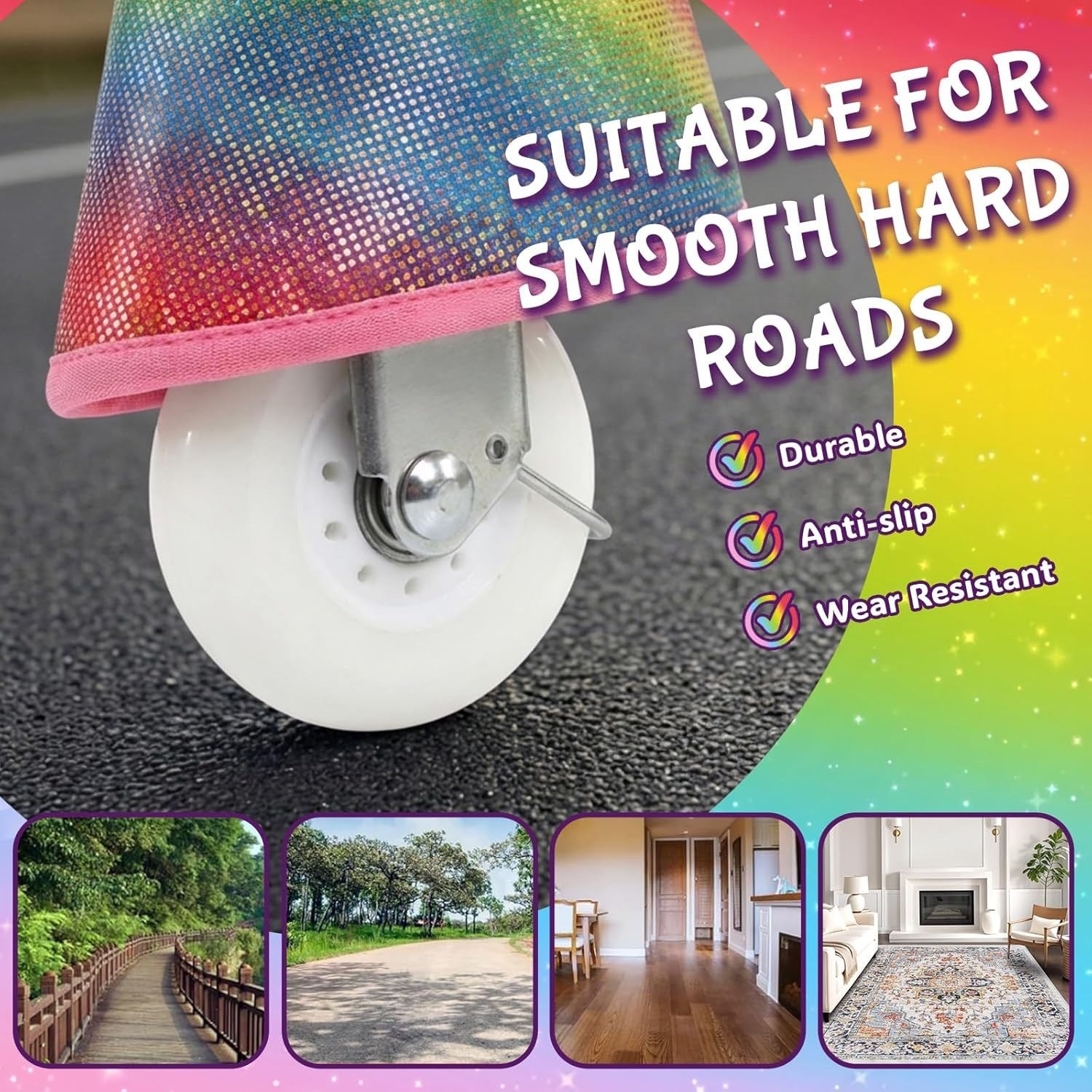 Eco-Friendly Ride-On Unicorn Toy for Indoor & Outdoor Play