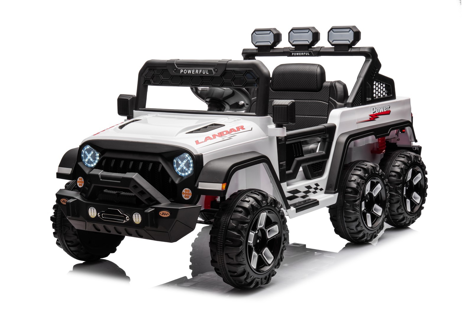 24V 6-Wheel Kids Ride On Car with Remote, Power Wheels Electric Vehicle 99 lbs