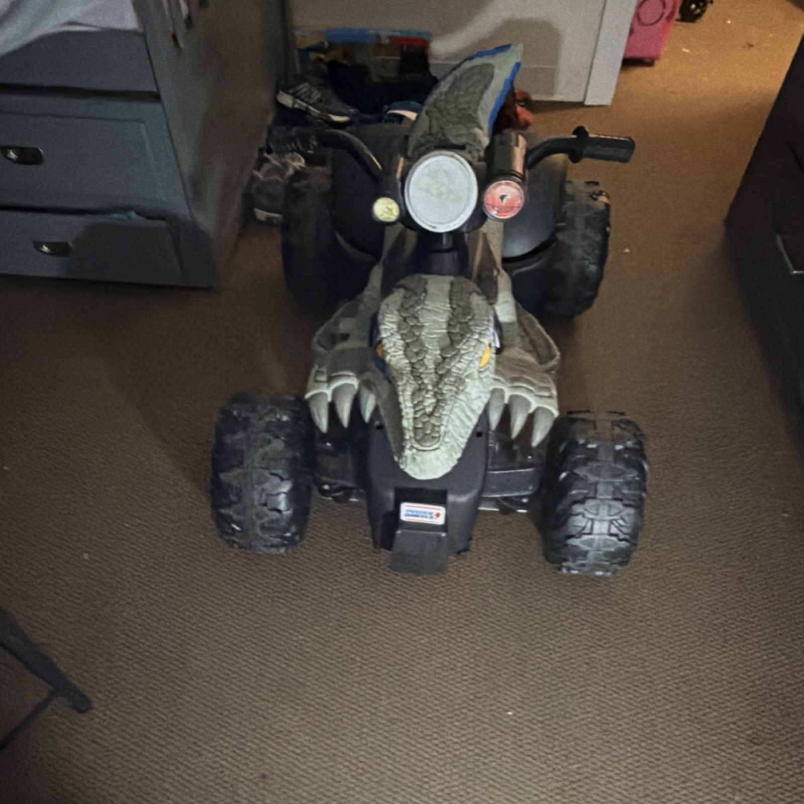 Fisher Price Dinosaur Battery Operated Ride-On Toy for Ages 3-7 Model 1001175653