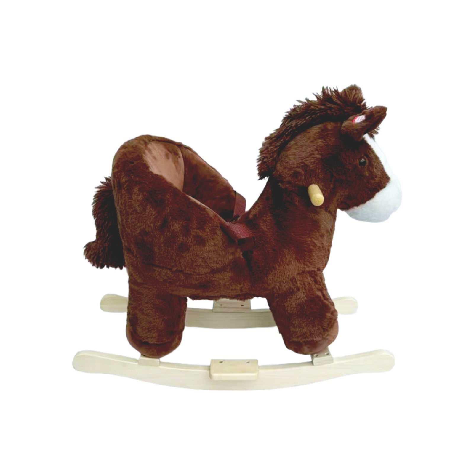 Kids Ride-On Rocking Toy with Lullaby Song Animal Rocking for for Toddlers