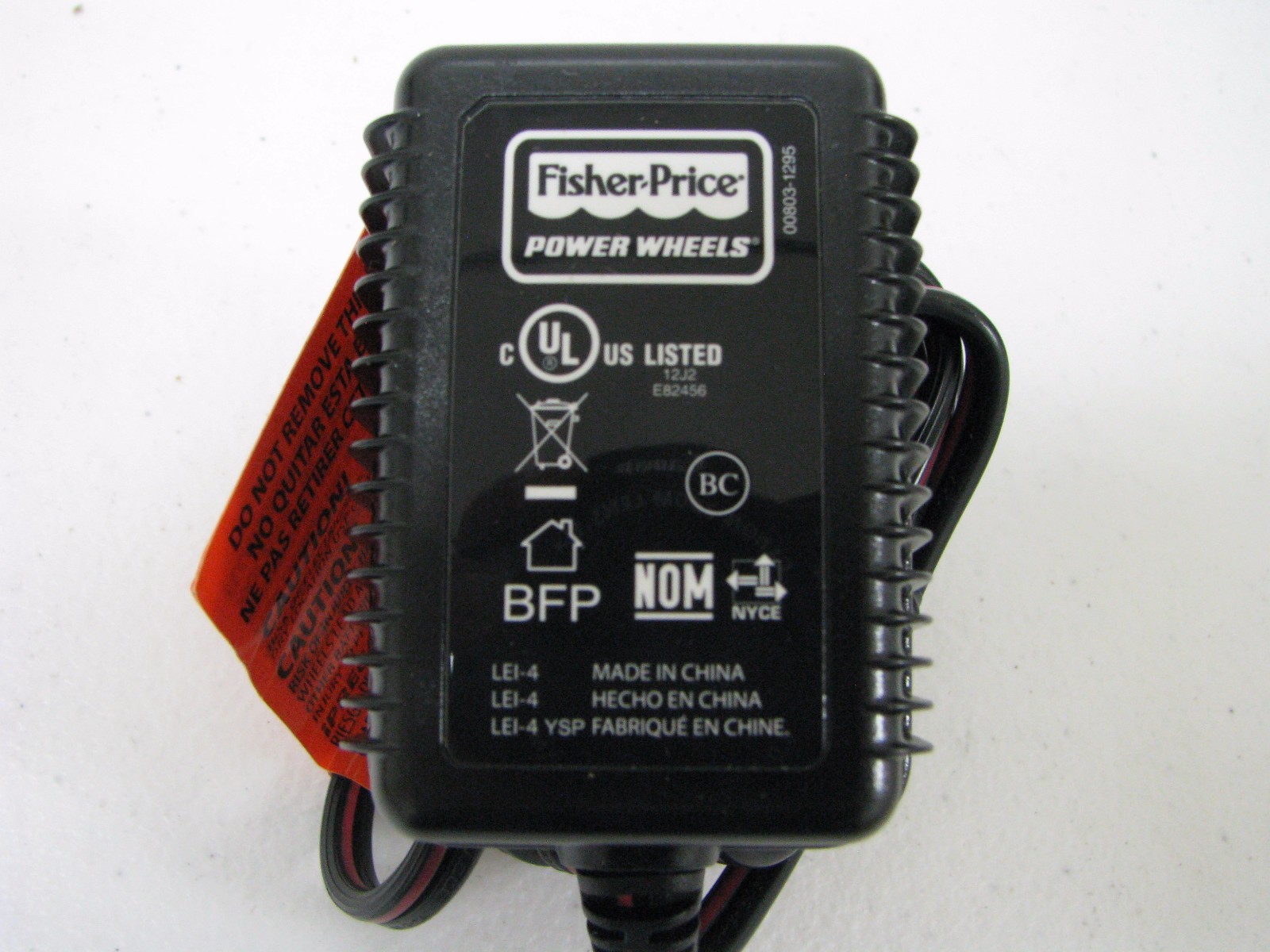 Power Wheels Fisher Price Mattel Blue 6 Volt Charger (00801-1781)