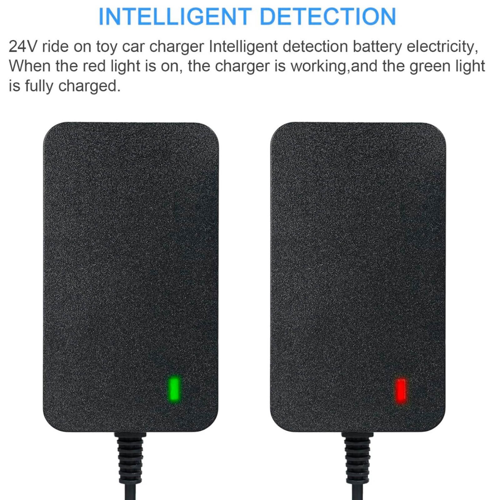 24V Kids Battery Charger For Ride On Car With Indicator & Overcurrent Protection
