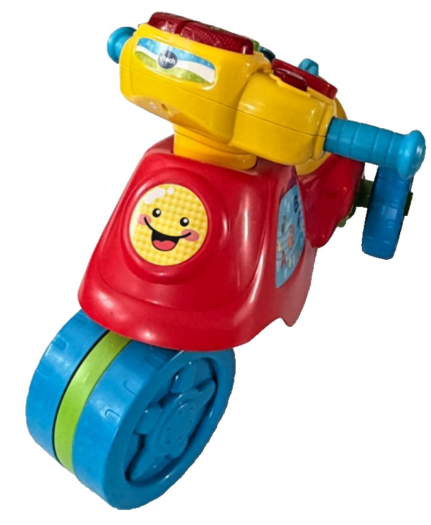 VTech 2-in-1 Learn Zoom Motorbike Ride-On Toy Trike, Ages 12-36 Months.