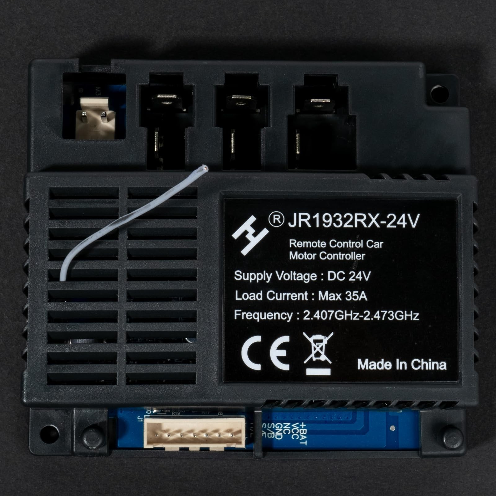 JR1932RX-24V Remote Control Car Motor Controller Box Receiver Black