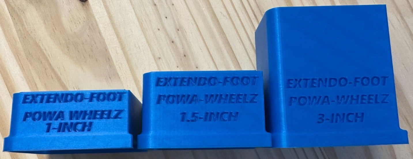 Power wheels 1 INCH Extendo-FOOT pedal Extension UNIVERSAL