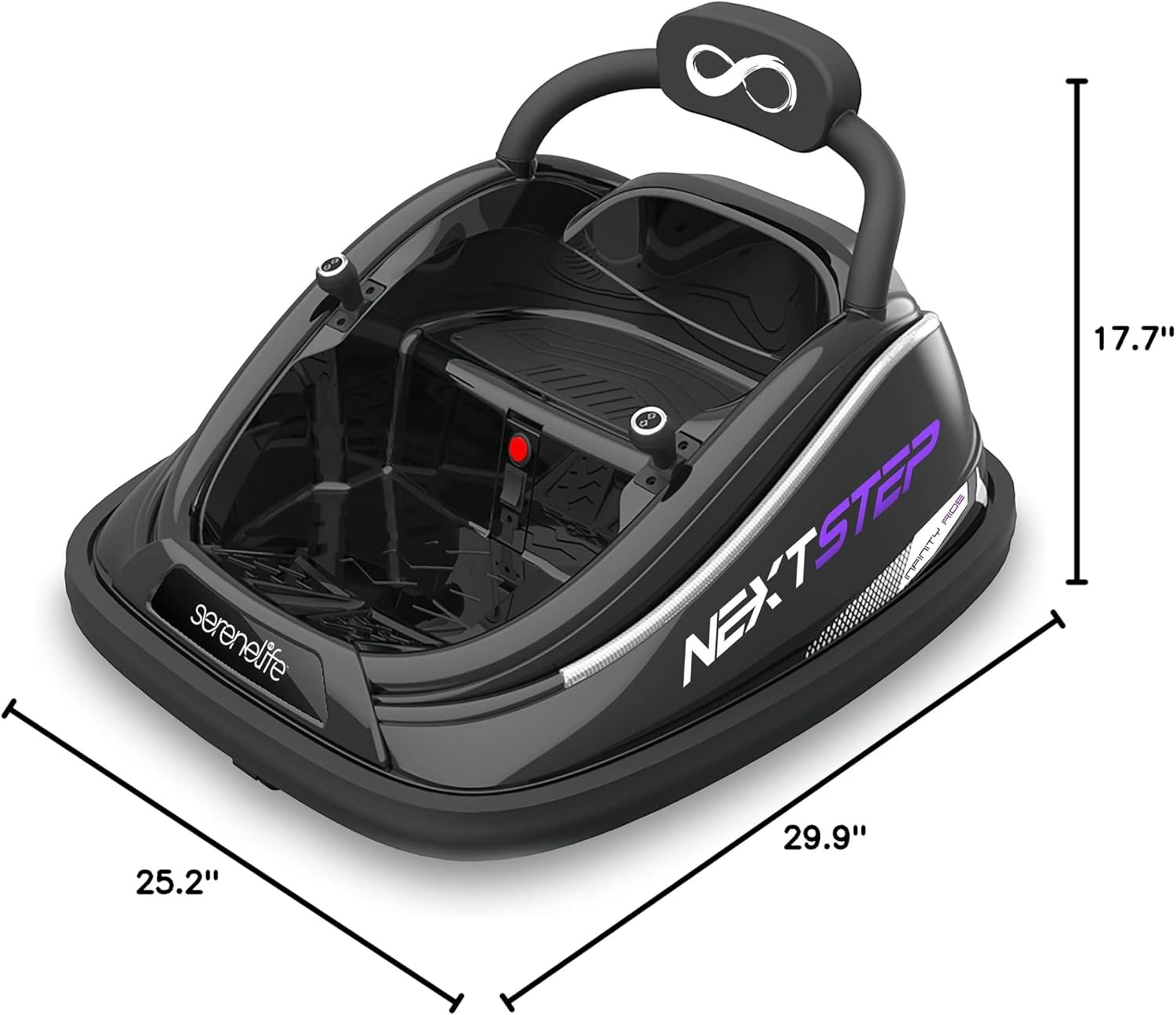 home Electric Bumper Car for Kids – 12V Rechargeable Battery Powered Ride on Veh