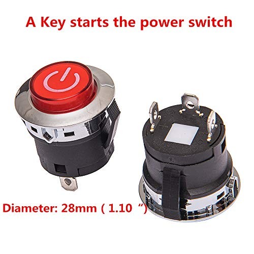 A Key Starts The Power Switch Button Start Switch Accessory, for Kids Powered