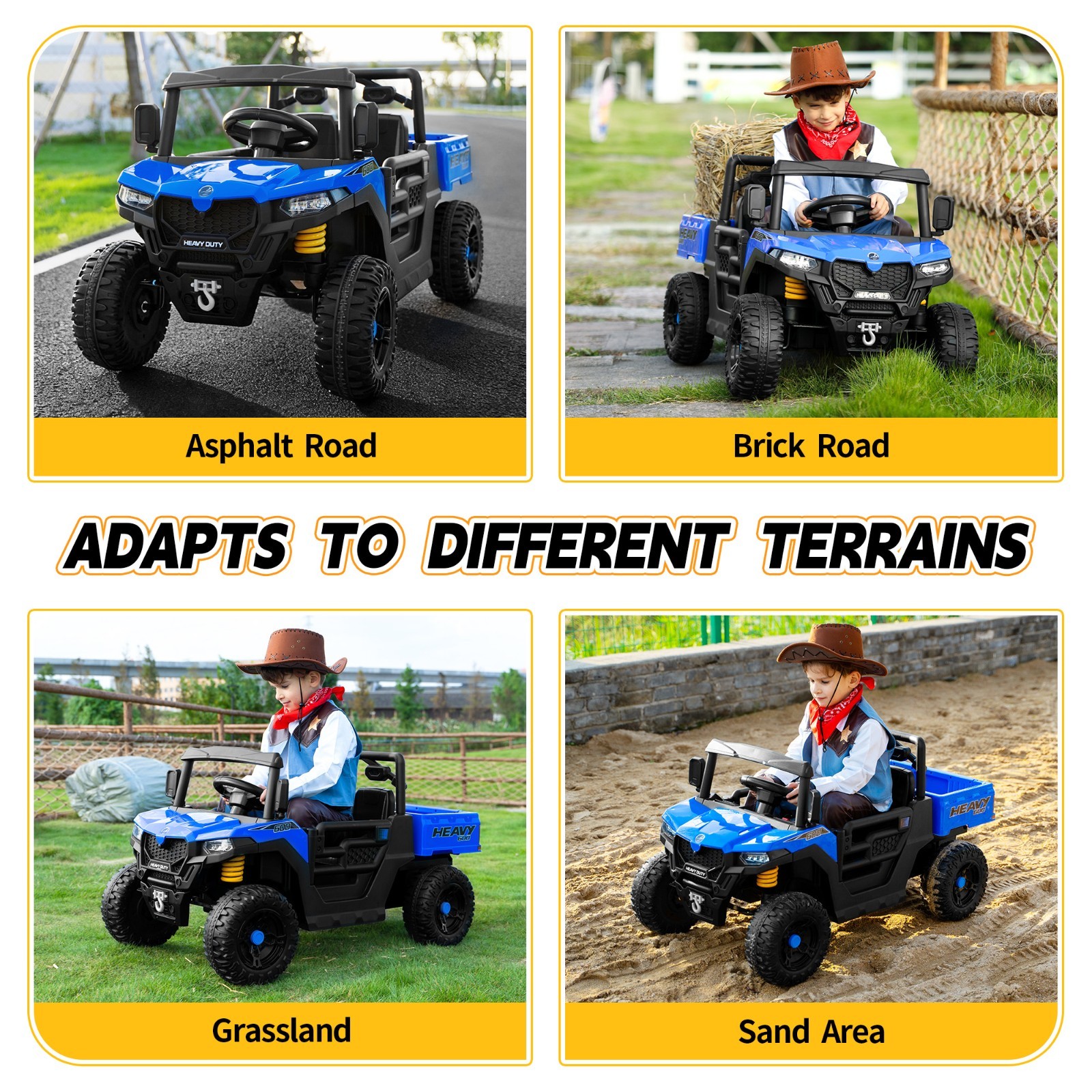 12V Kids Ride On Dump Truck Electric Construction Vehicle with Remote Control
