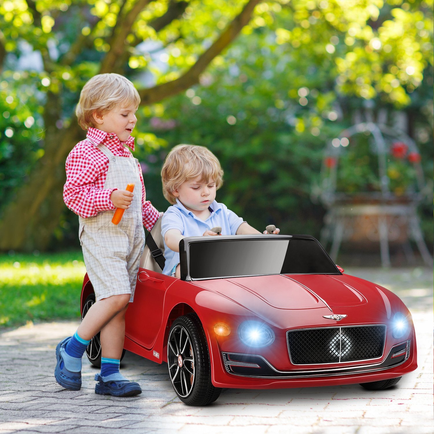 12V Kids Ride on Car Battery Powered Electric Toys Bentley Licensed with Remote