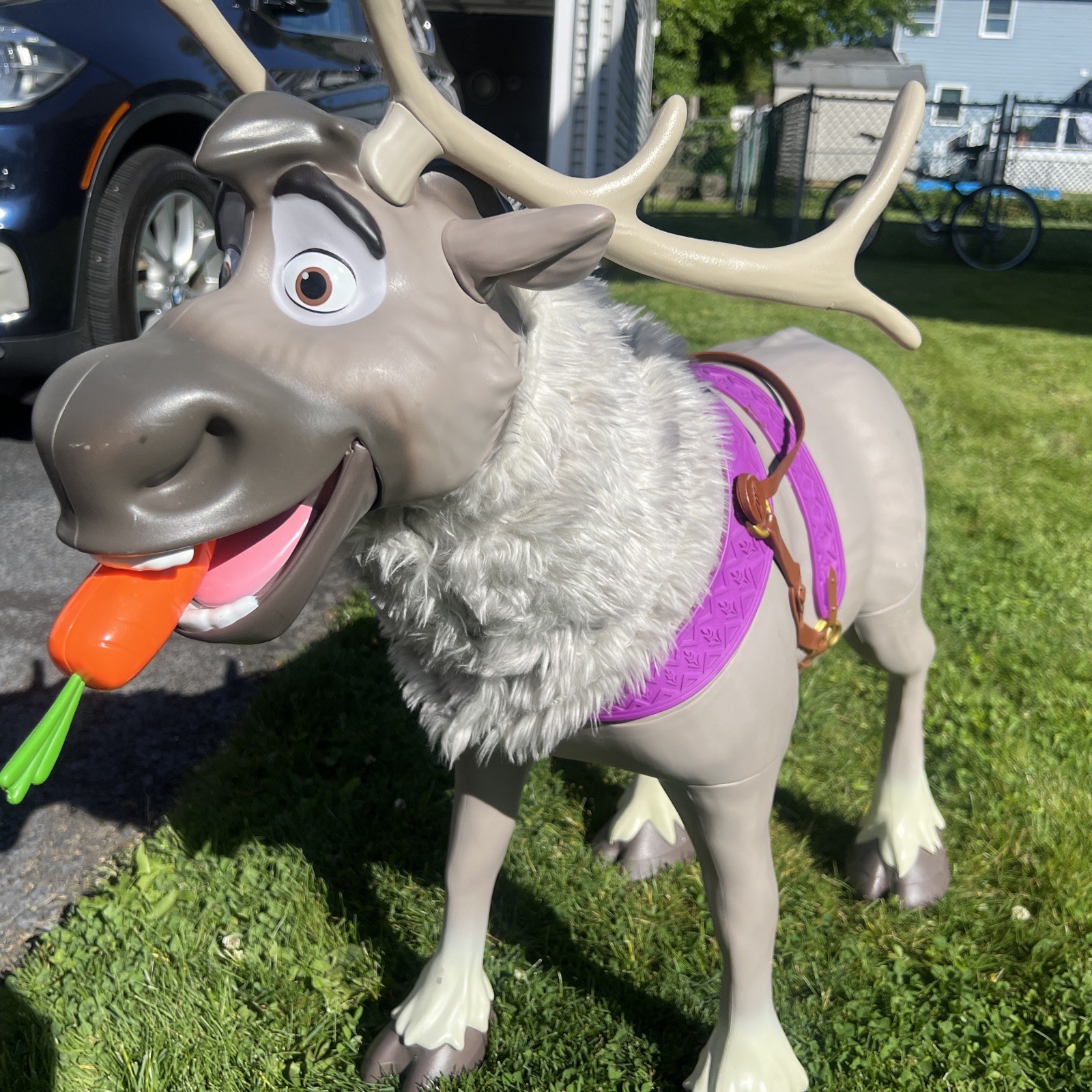 Disney Frozen 2 Playdate Sven Ride-On Reindeer Child Size Toy with Sounds