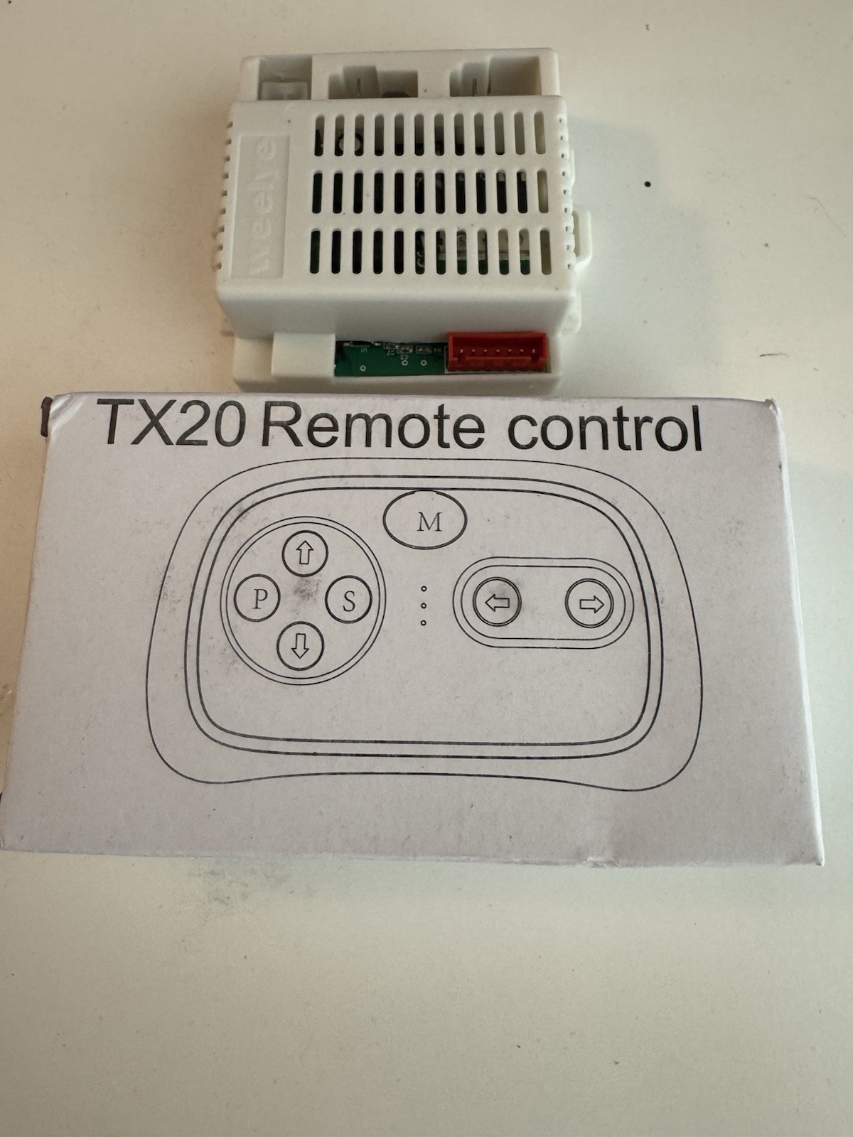 TX20 RX18 Children Ride Car Control Box with Remote and Bluetooth Receiver
