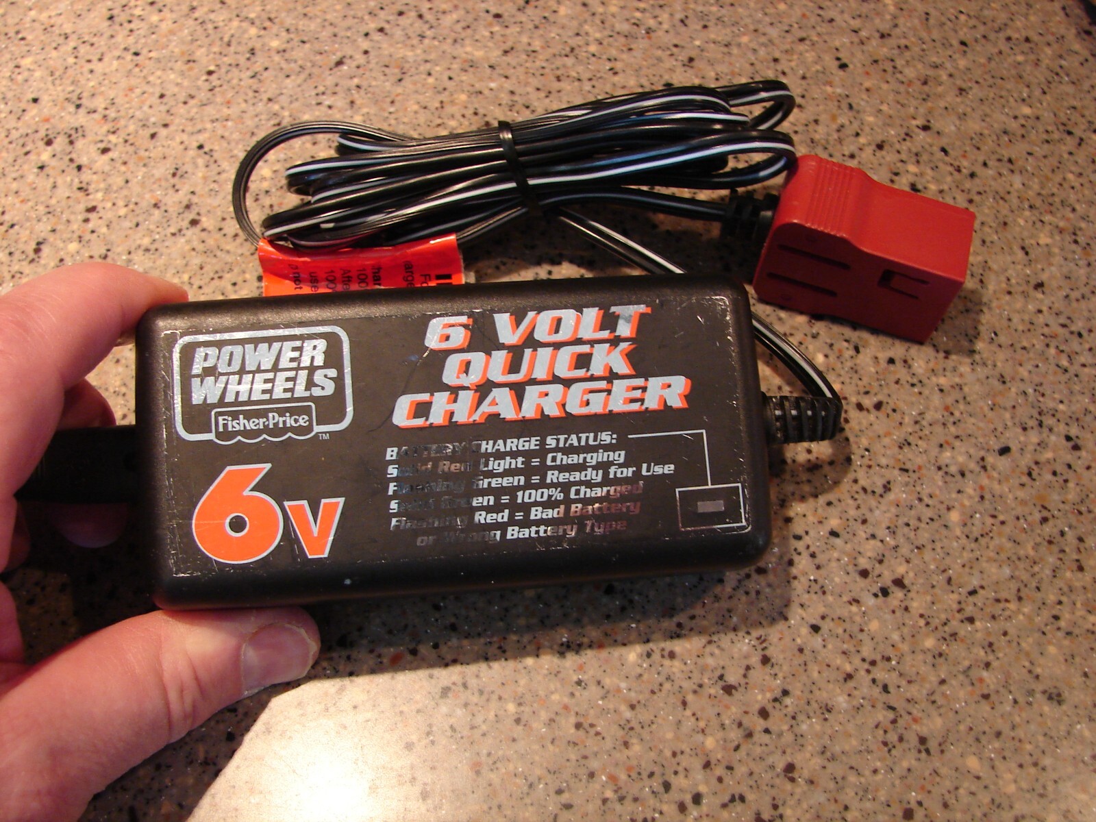 OEM Power Wheels FISHER PRICE 12 Volt Quick CHARGER Battery 00801-1484 12V 2.5A
