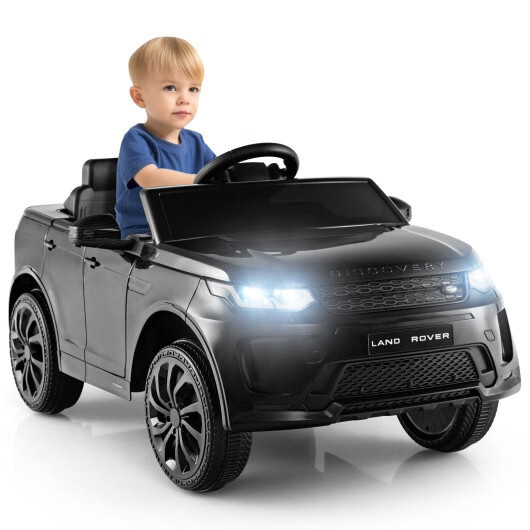 12V Kids Ride On Car with Remote Control Lockable Doors Slow Start System and LE