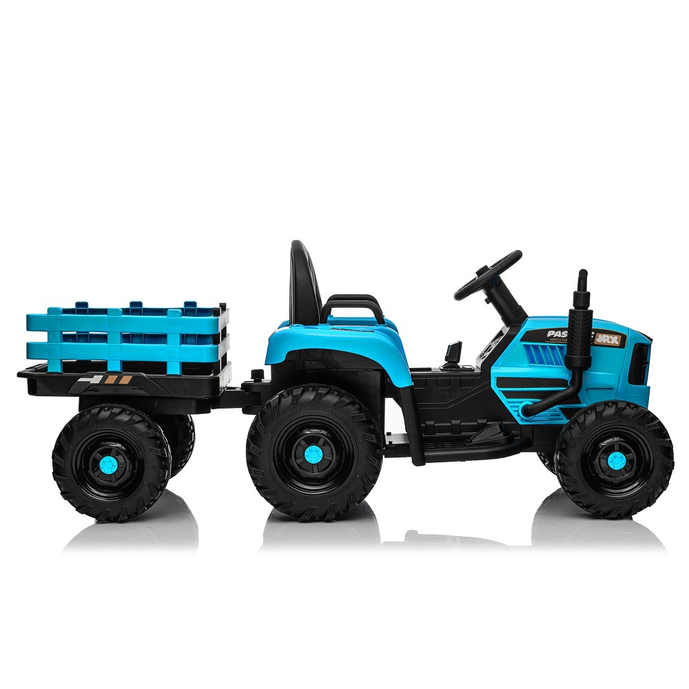 24V 400W Electric Ride on Tractor with Trailer Remote Control for Kids speedadju
