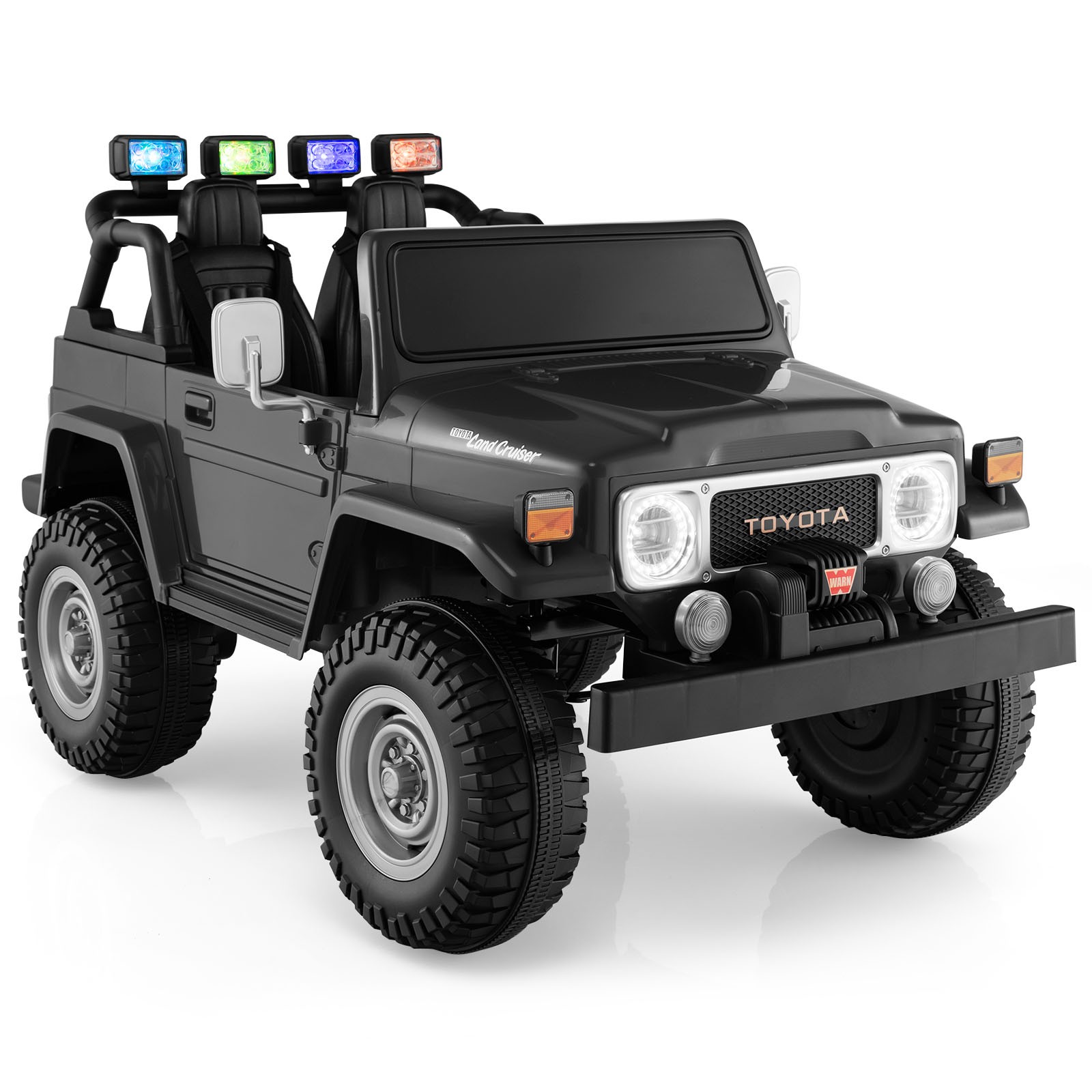 12 V 2 Seater Ride On Truck Car w/ Wireless Connection & UBS Port & FM Radio