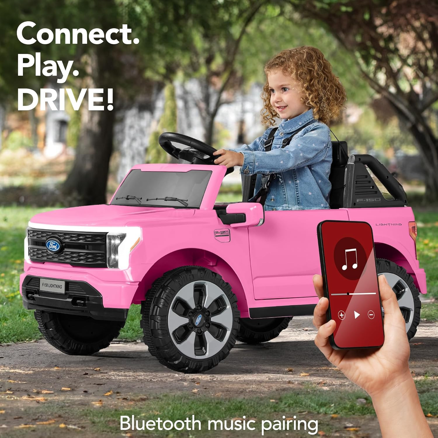Best Choice Products Licensed Ford F-150 Lightning Truck Kids 12V Electric Ride