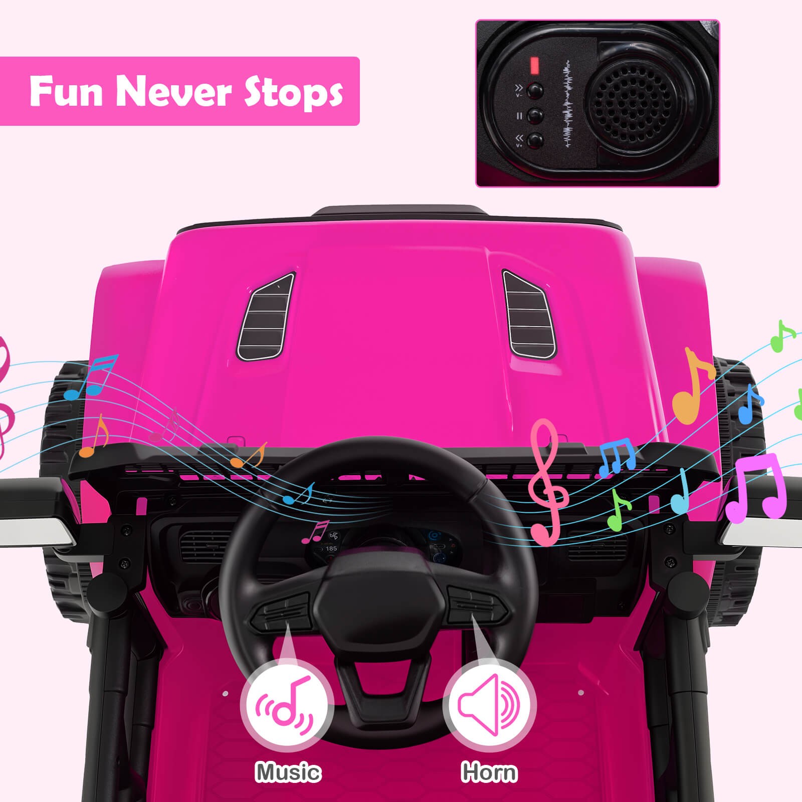 12V Kids Ride on Truck Car Battery Powered Electric Vehicle with Remote Control