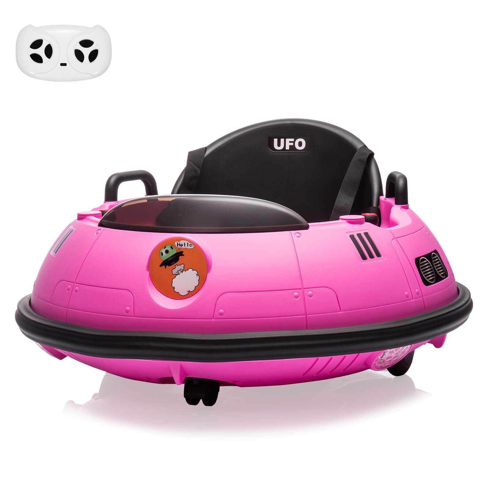 12V Kids Toddler Bumper Car for Toddlers 1-5 with Remote Control