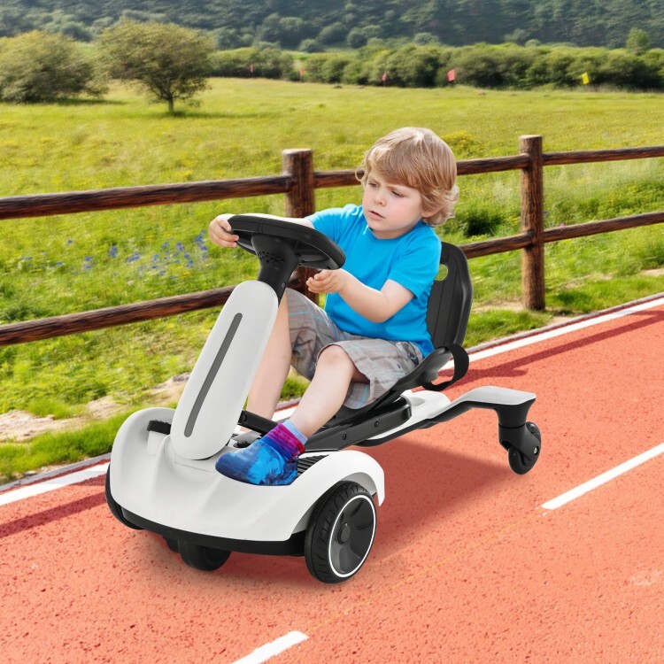 6V Battery Kids Ride on Electric Drift Car w/360° Spin and 2 Adjustable Heights