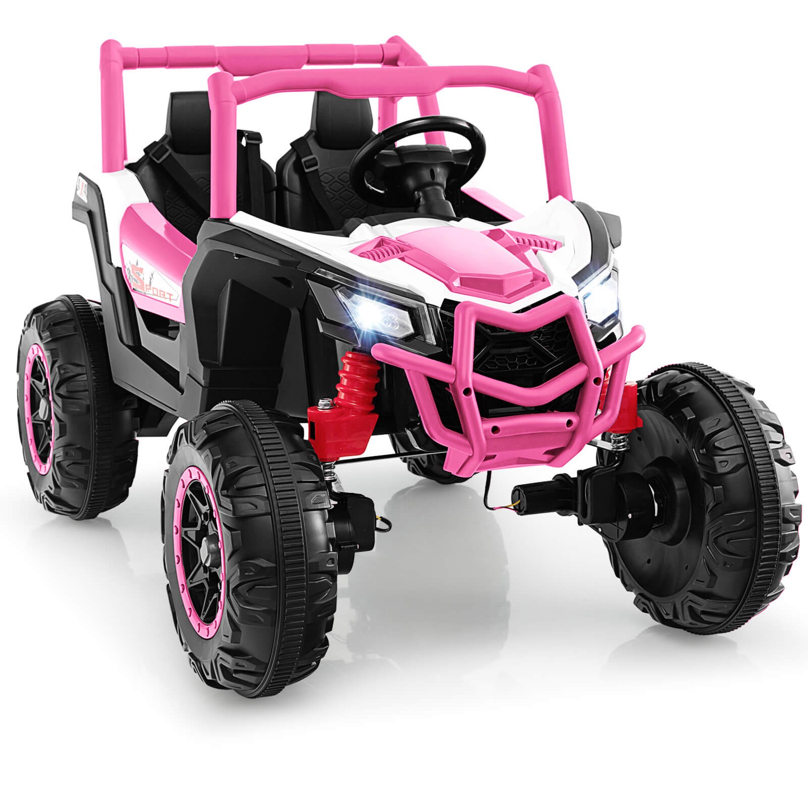 24V Kids Ride on UTV w/ 4 x 100W Powerful Engine Remote Control High/Low Speed