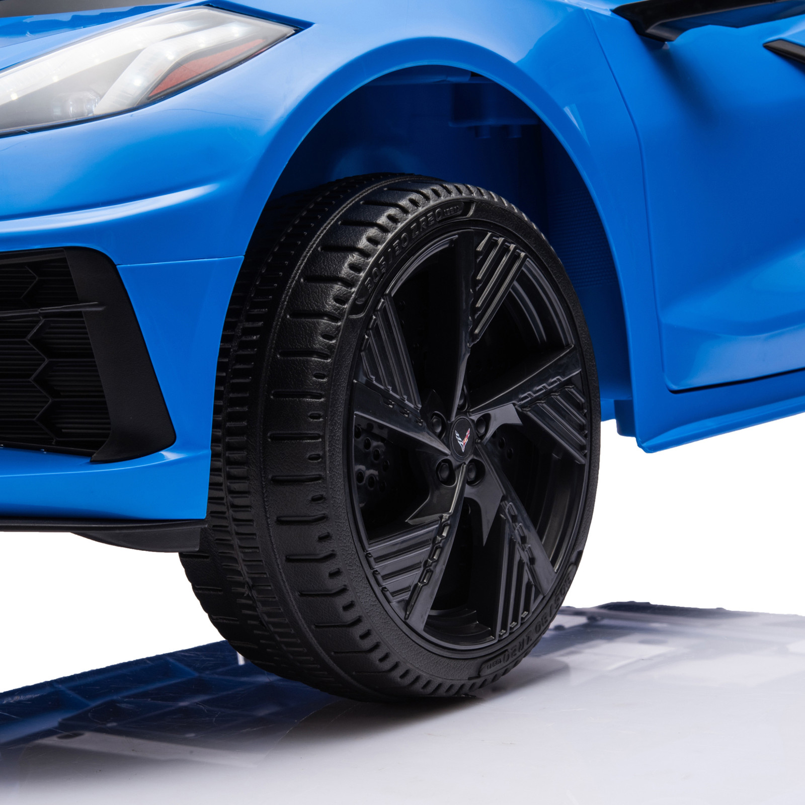 12V Chevrolet Corvette C8 Kids Ride On Car Electric Toy Luxury Sports Blue RC