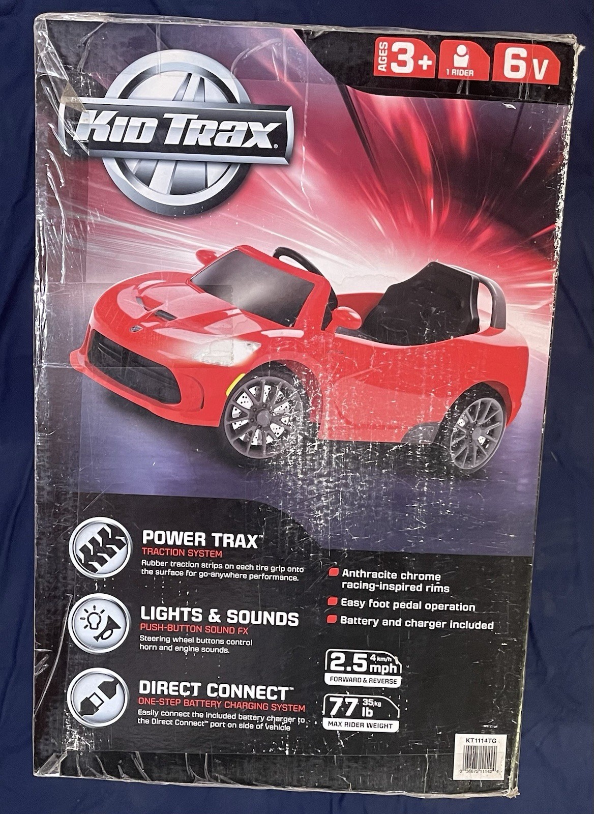 KidTrax 2013 SRT Viper 6 Volt Ride-On Car – Target Exclusive RED Pacific Cycle