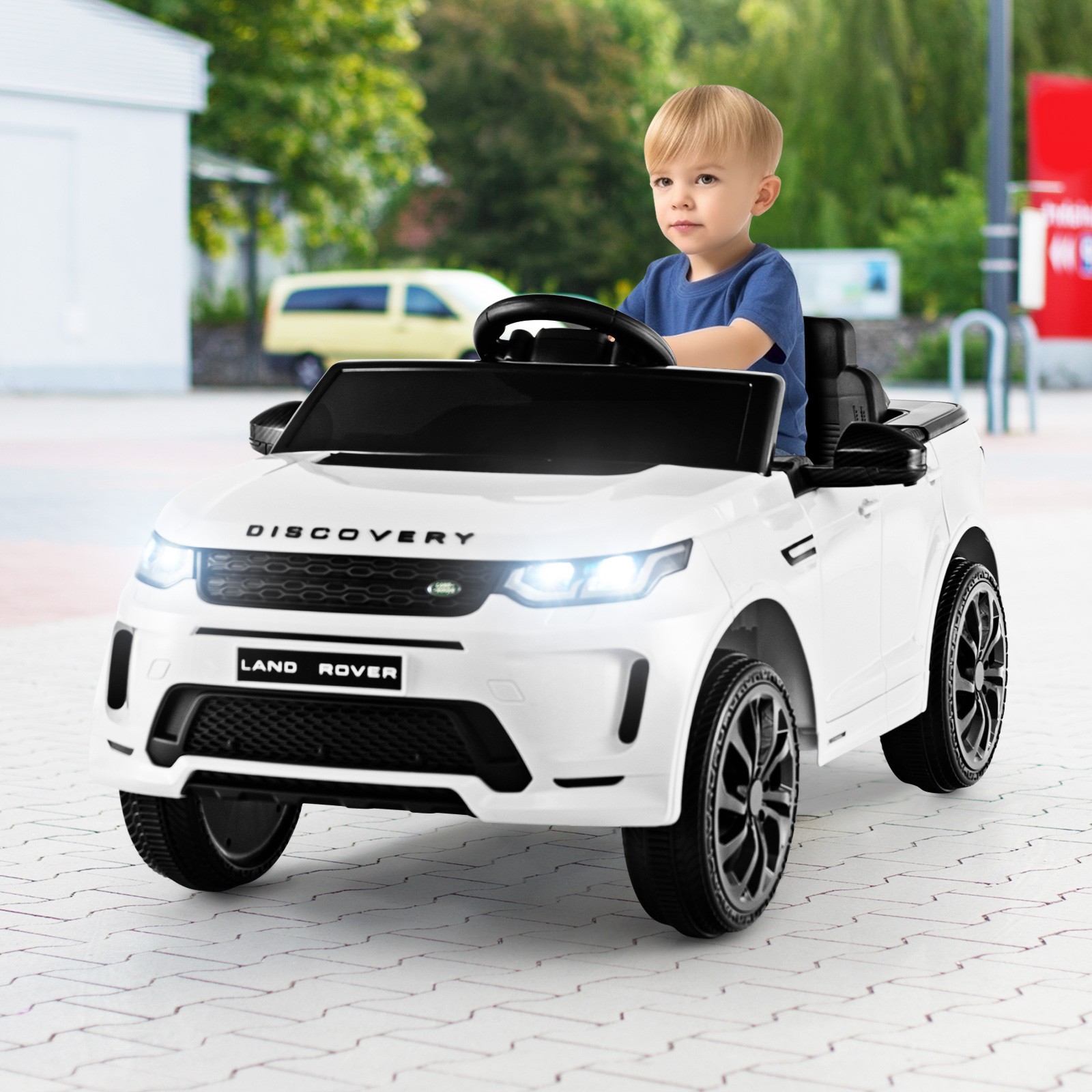 12V Kids Ride On Car Licensed Land Rover Electric Vehicle w/ Remote Control