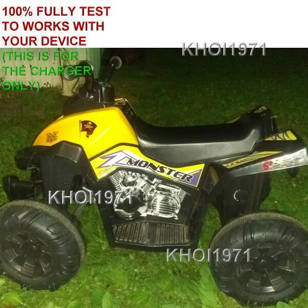 Charger AC adapter 1310 National Products KID MOTORZ Quad Monster ride on 12V BA